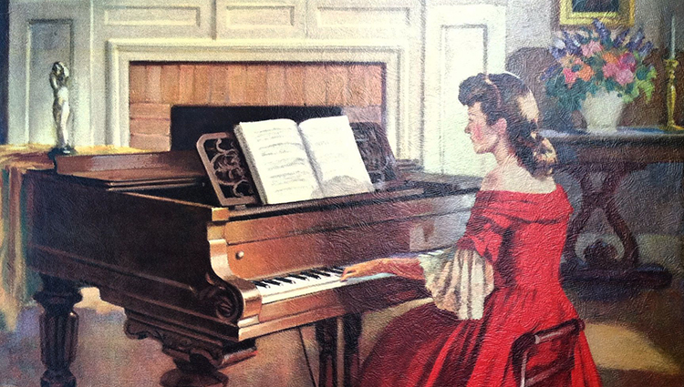 Ноты для распевки голоса на фортепиано